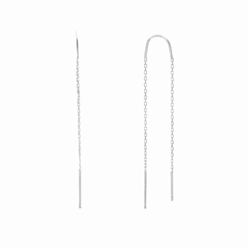 Φωτογραφία από White gold earrings k14  (code S234561)