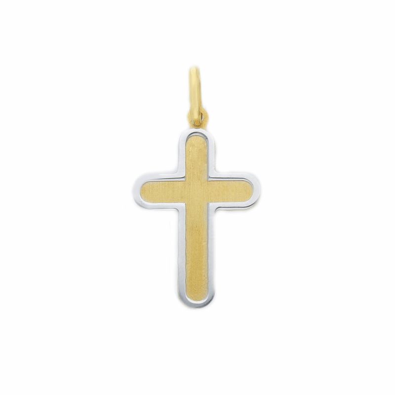 Φωτογραφία από Golden cross k14 with white gold detail  k14 (code S244721)