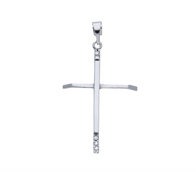 Φωτογραφία από White gold  cross k14 (code S250178)