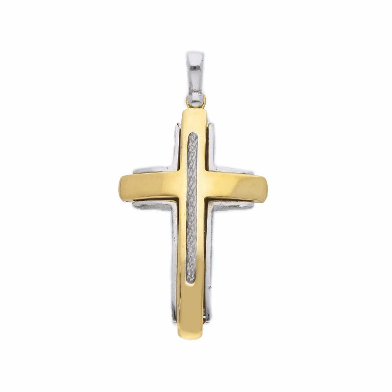 Φωτογραφία από 18k Cross with white gold details  (code S274491)