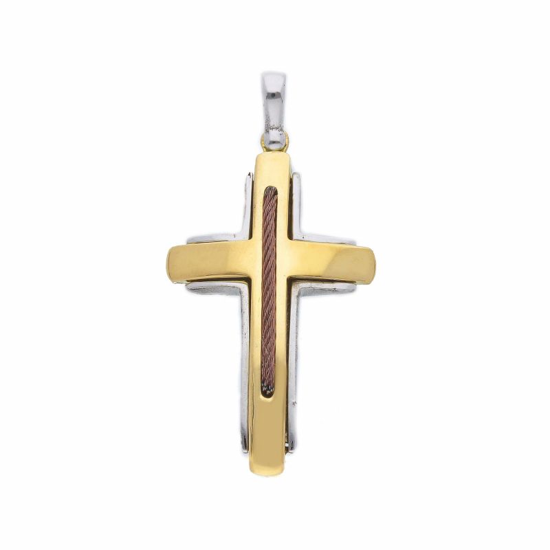 Φωτογραφία από 18k Cross with white gold details  (code S274492)