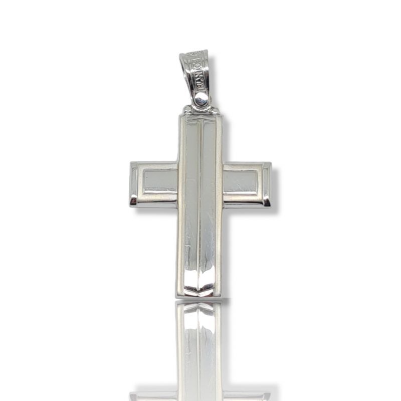 Φωτογραφία από White gold cross k14 (code H1812)