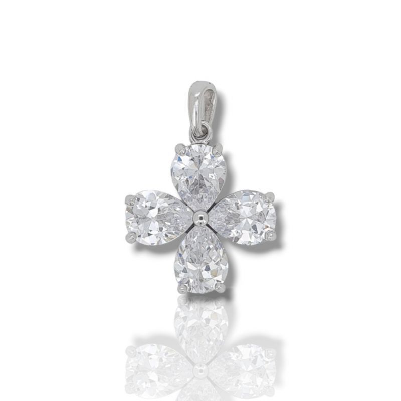 Φωτογραφία από White gold cross (code H1868)