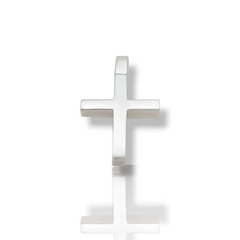 Φωτογραφία από Croce in oro Bianco k14 (code H2124)