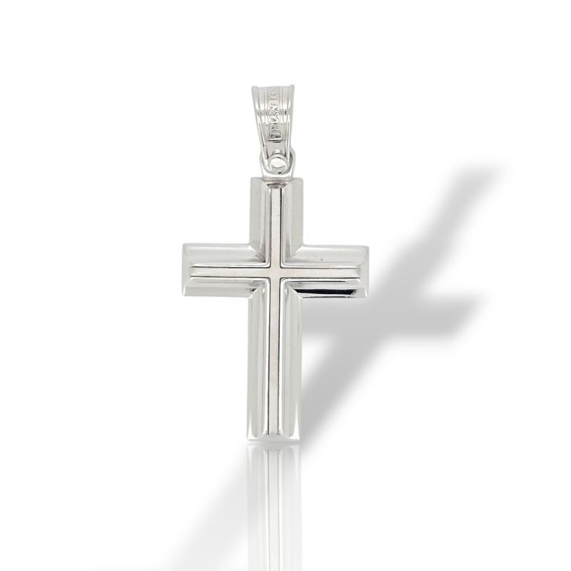 Φωτογραφία από White gold cross 14k (code H2272)