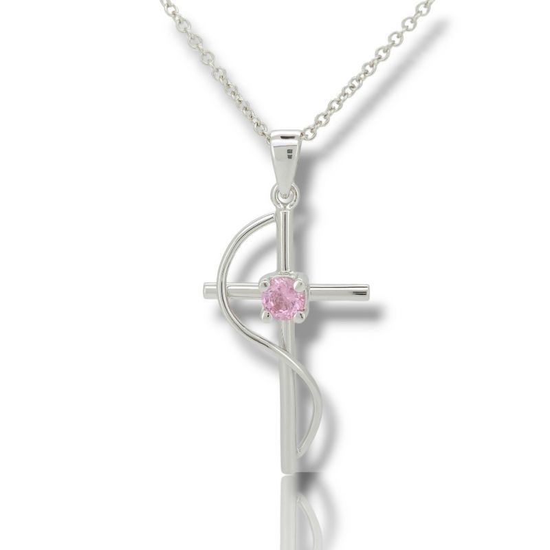 Φωτογραφία από White gold cross k14(code H2717)