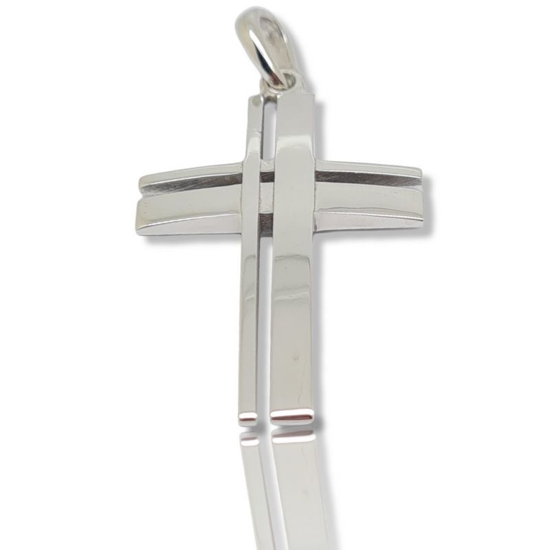 Φωτογραφία από White gold cross k14  (code P2100)