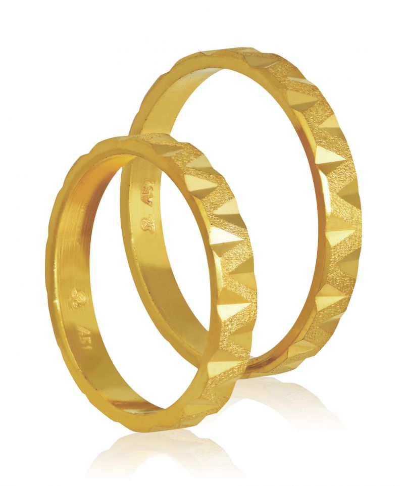 Φωτογραφία από Golden wedding rings 3mm (code 409)