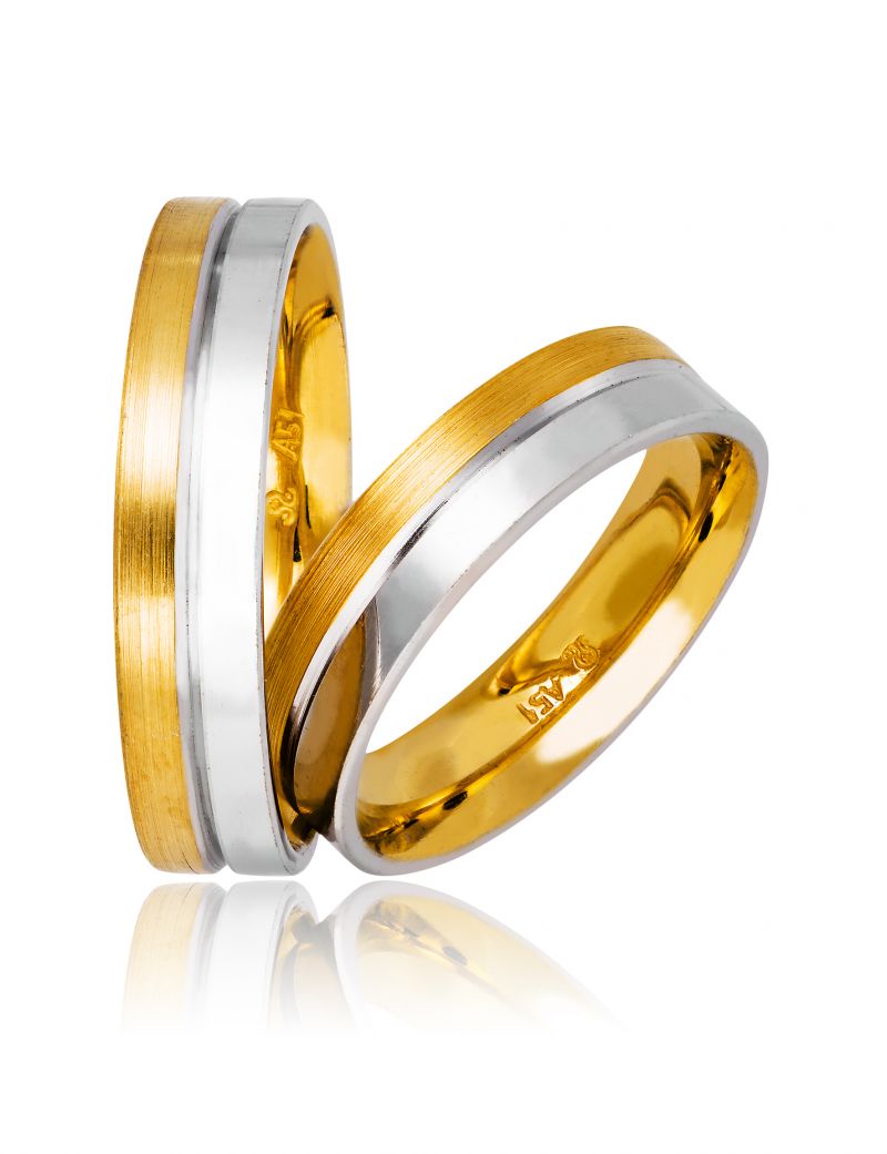 Φωτογραφία από Fedi Nuziali in oro Giallo e oro Bianco 5,0mm