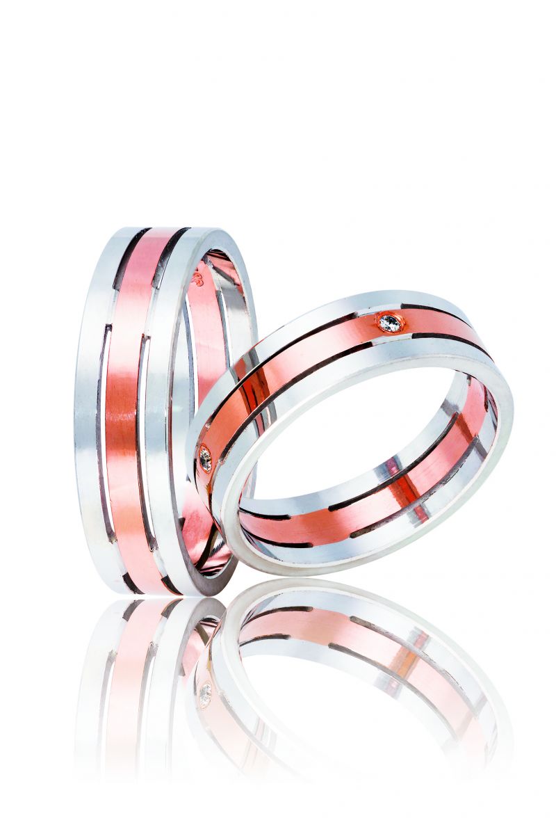 Φωτογραφία από Fedi Nuziali in oro Bianco e oro Rosa 6.0mm