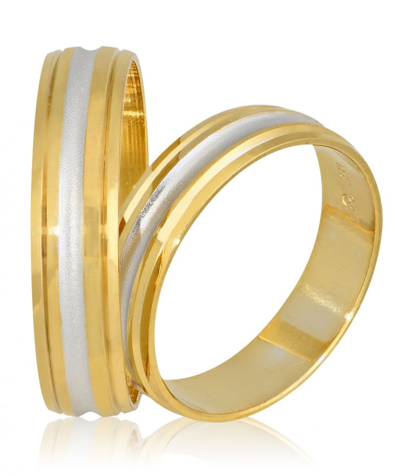 Φωτογραφία από Fedi Nuziali in oro Giallo e oro Bianco 5mm