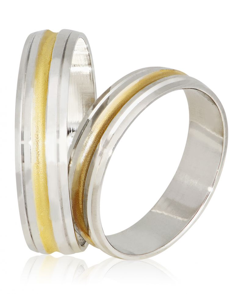 Φωτογραφία από Fedi Nuziali in oro Giallo e Bianco 5.0mm