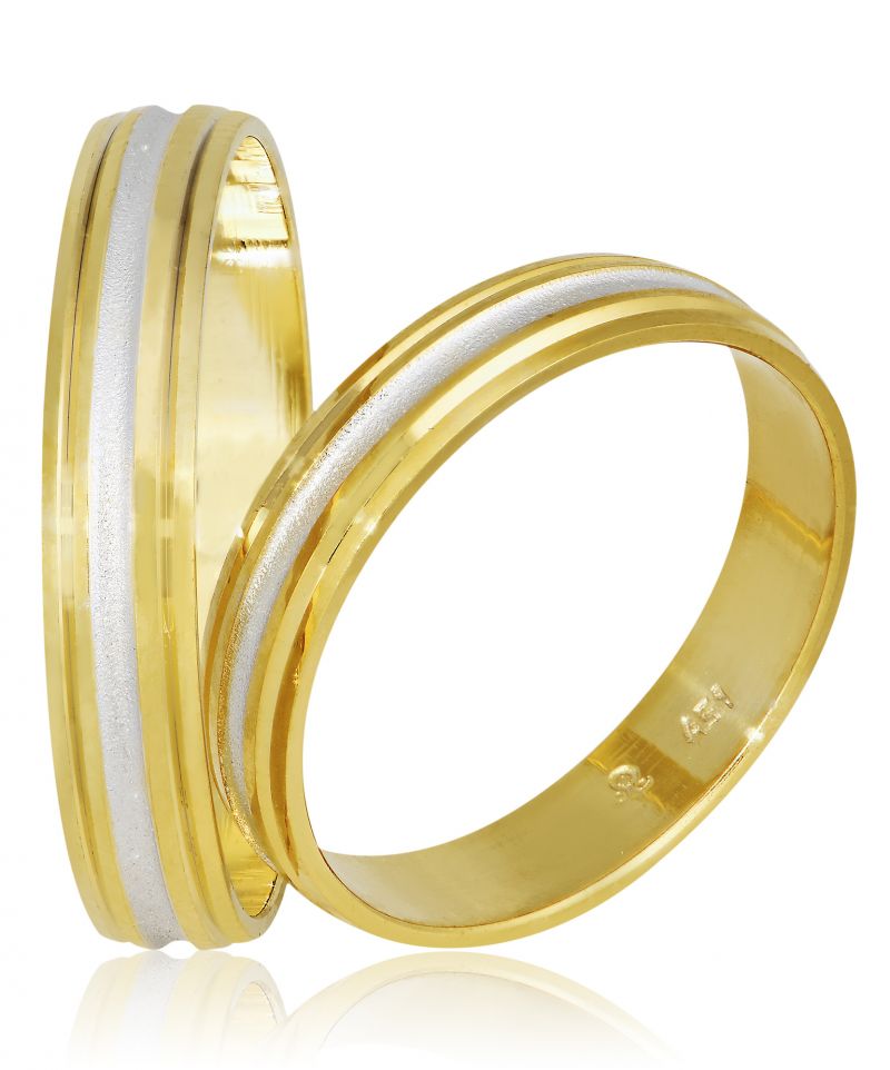 Φωτογραφία από Fedi Nuziali in oro Giallo e Bianco 3.0mm