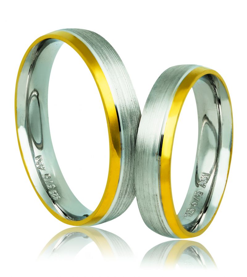 Φωτογραφία από Fedi Nuziali in oro Gaillo e oro Bianco 4.5mm  