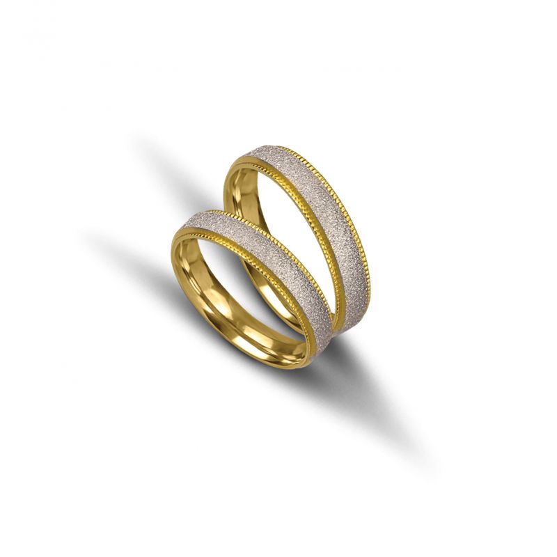 Φωτογραφία από Fedi Nuziali in oro Giallo e Bianco 4.2mm
