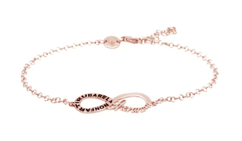 Φωτογραφία από Βραχιόλι απο επιχρυσωμένο ροζ ασήμι 925° (code BEN170/BR)