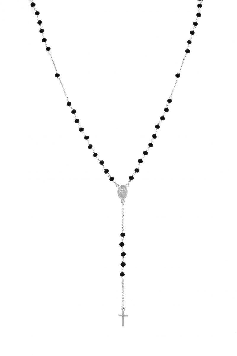 Φωτογραφία από Madonnas Icon Choker Classic Stones in 925° platinum-plated (AGI 161-C-AN)
