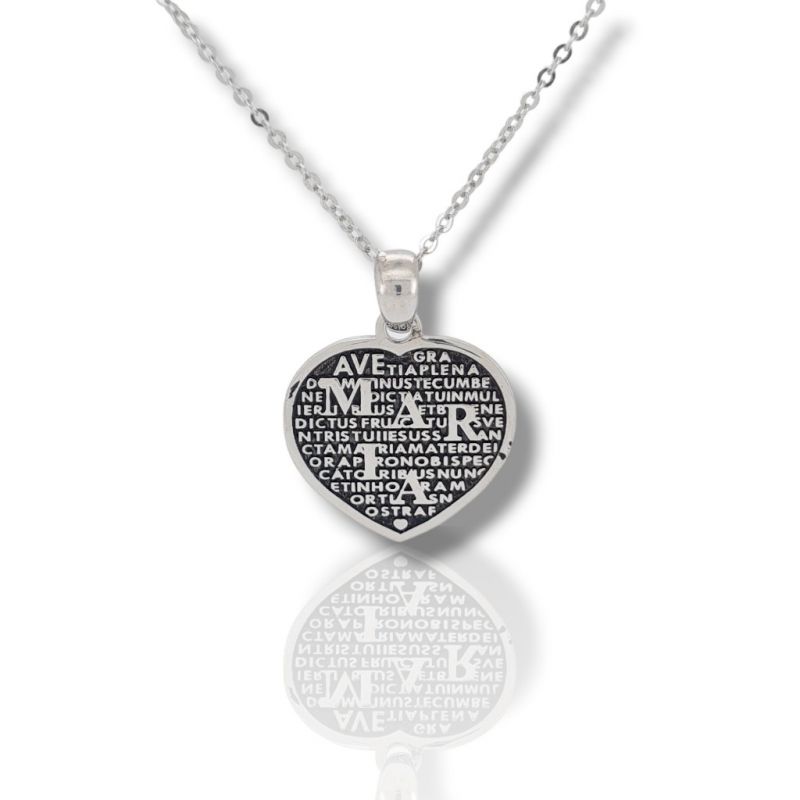 Φωτογραφία από Platinum plated silver 925º heart necklace 