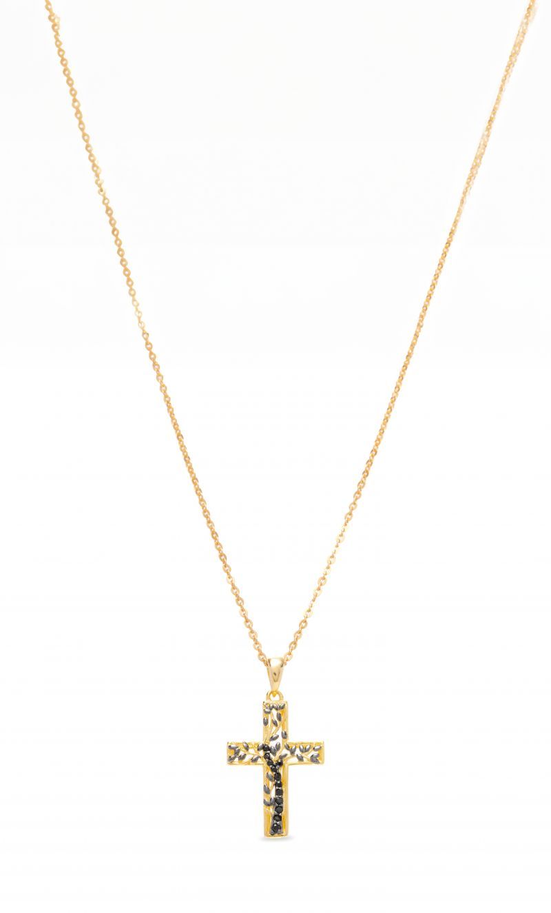 Φωτογραφία από Icona Gold plated silver 925º Cross (code AGI360/C-Ο)