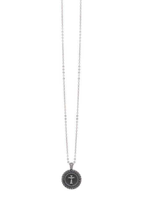 Φωτογραφία από Platinum plated silver Necklace ICONA (AGI134/C)