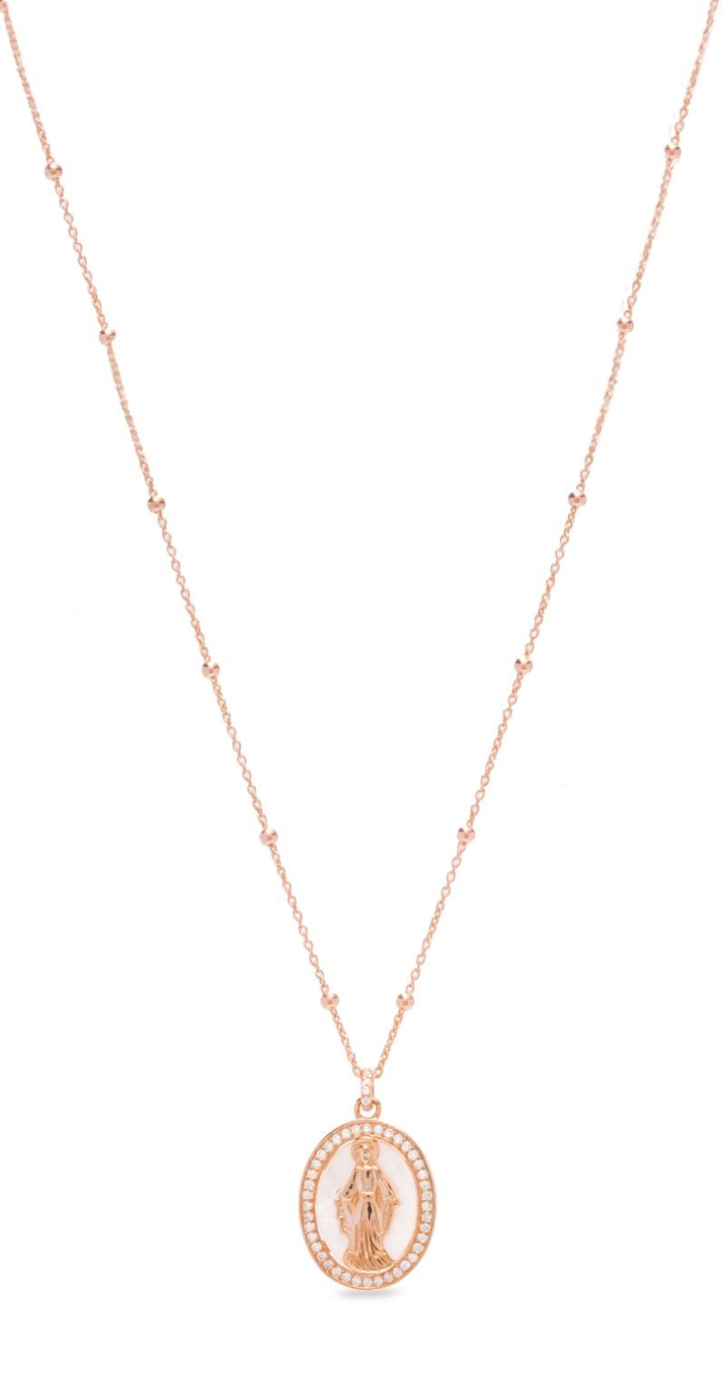 Φωτογραφία από  Rose gold silver Necklace ICONA (AGI359/C-R)