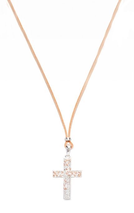 Φωτογραφία από Icona Platinum plated silver 925º Cross  (code AGI361/C-A)