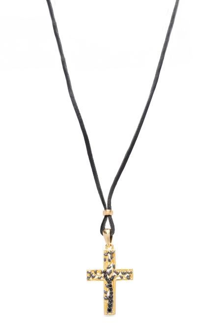 Φωτογραφία από Icona Gold plated silver 925º Cross (code AGI361/C-Ο)