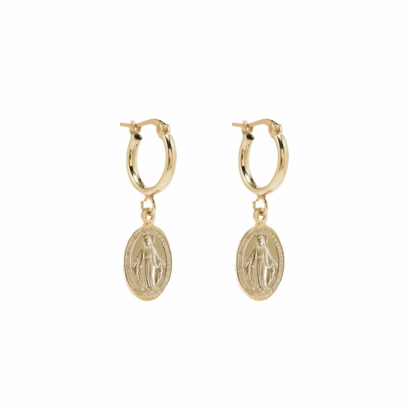 Φωτογραφία από Σκουλαρίκια επιχρυσωμένα απο ασήμι 925° (BEN322/O)