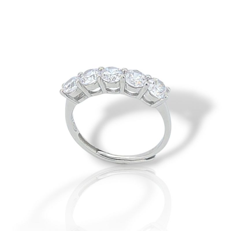 Φωτογραφία από Platinum plated silver 925° ring (code FC002097)