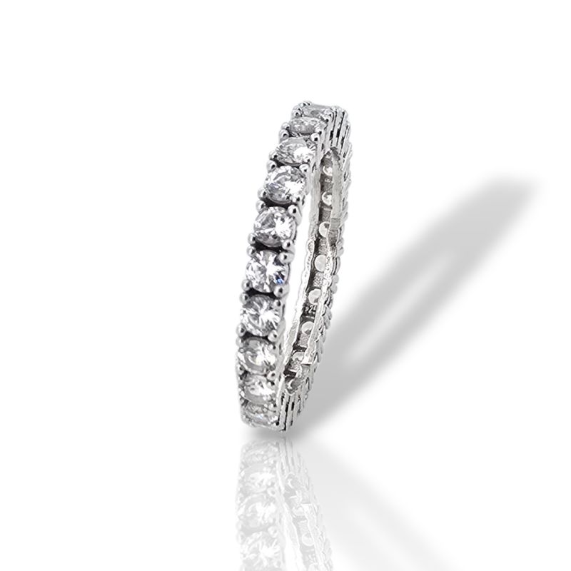 Φωτογραφία από Δαχτυλίδι ολόβερο απο ασήμι 925°  (code H002844)