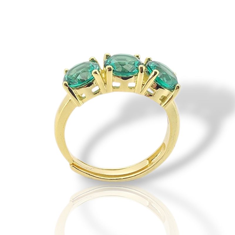 Φωτογραφία από Ασημένιο δαχτυλίδι απο επιχρυσωμένο ασήμι 925° (code FC002863)