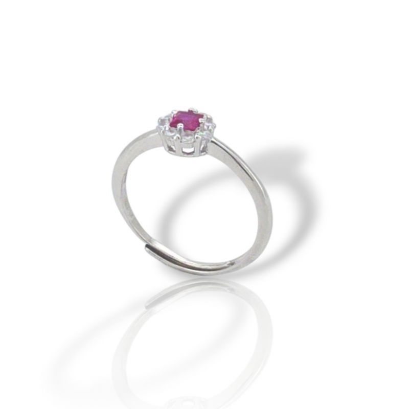 Φωτογραφία από Platinum plated silver  925°  ring (code FC006857)