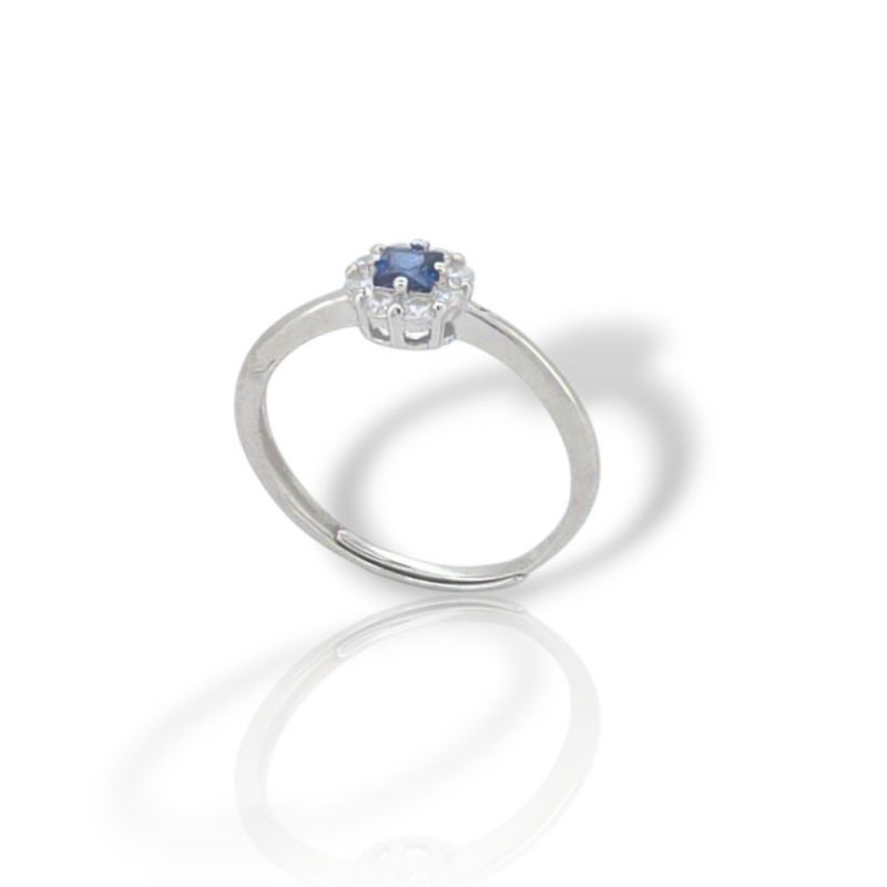 Φωτογραφία από Platinum plated silver  925° ring (code FC006860)