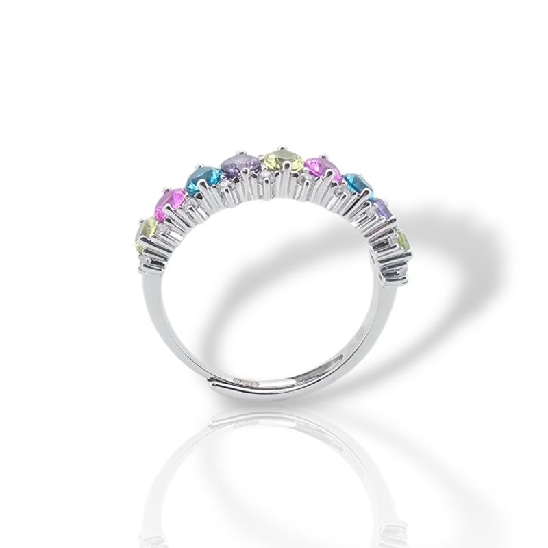 Φωτογραφία από Ασημένιο δαχτυλίδι απο επιπλατινωμένο ασήμι 925°  (code FC007480)