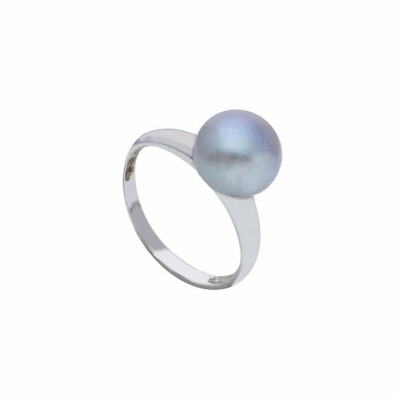 Φωτογραφία από Anello in argento 925° rodiato con Perla (code S154061)