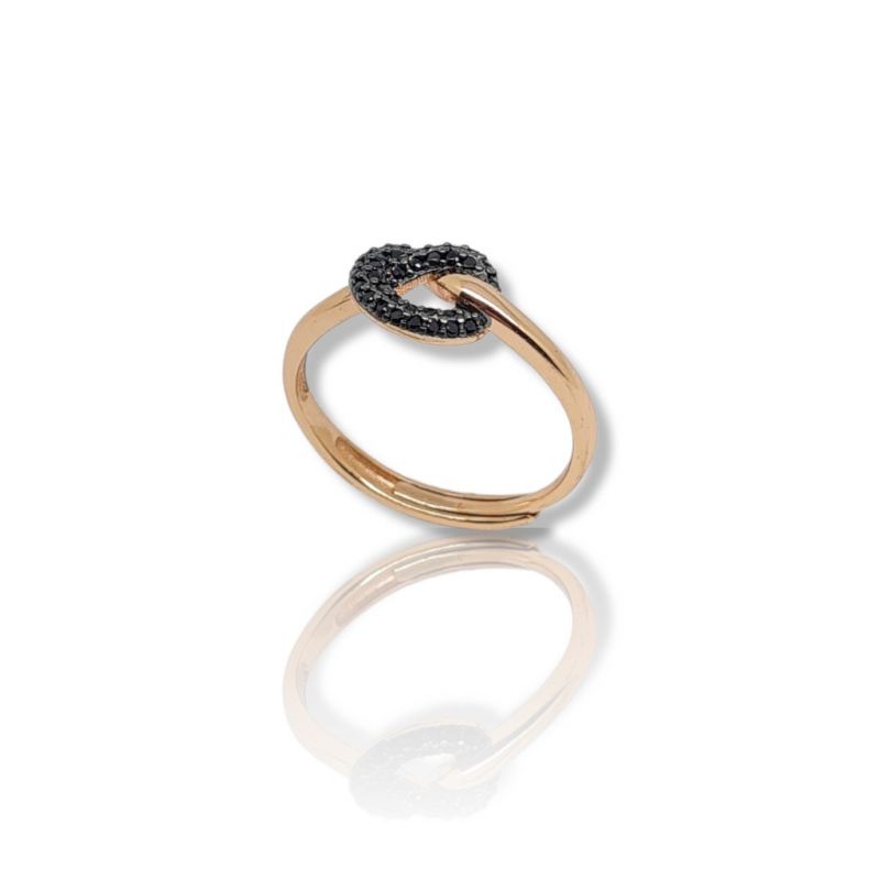 Φωτογραφία από Gold plated silver  925° ring (code FC002520)