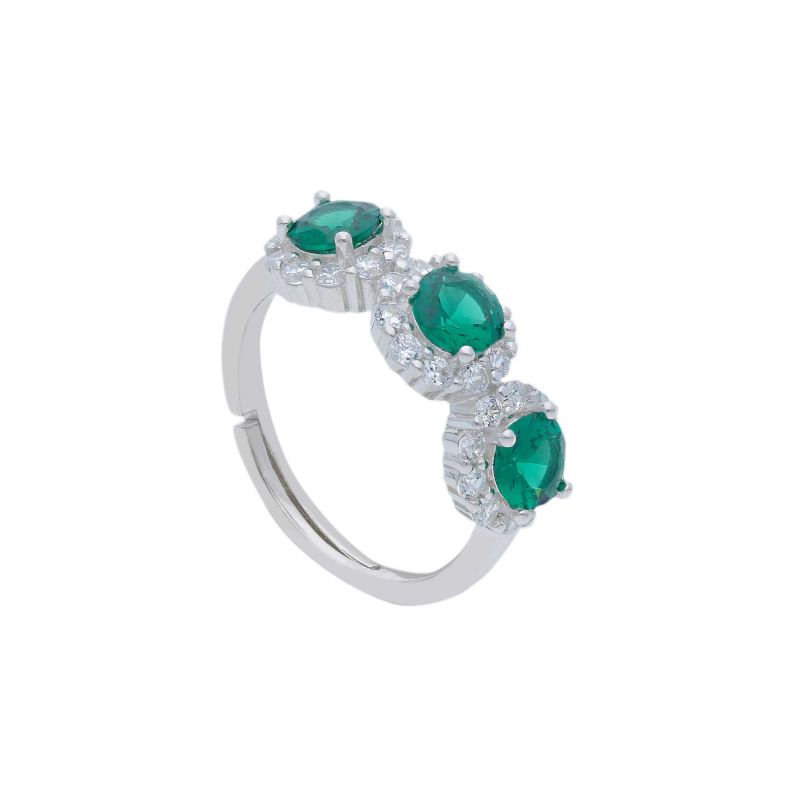 Φωτογραφία από Platinum plated silver  925° ring (code S277156)