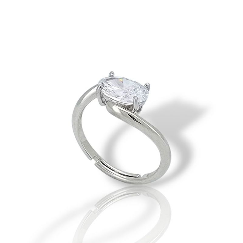 Φωτογραφία από Platinum plated silver 925° ring (code FCM2803)