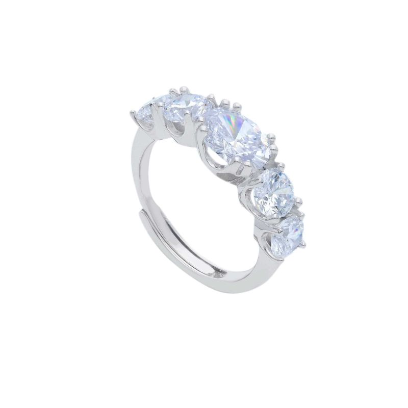 Φωτογραφία από Platinum plated silver  925° ring (code S288556)