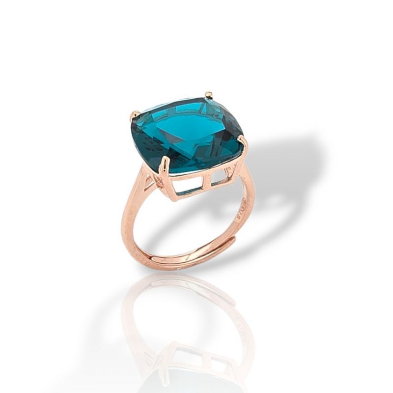 Φωτογραφία από Rose gold plated silver 925° ring (code FC003586)