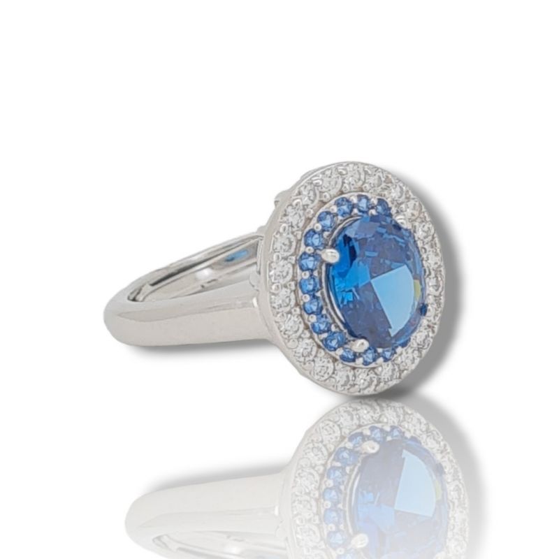 Φωτογραφία από Anello KATE in argento 925° rodiato (code FC003688)