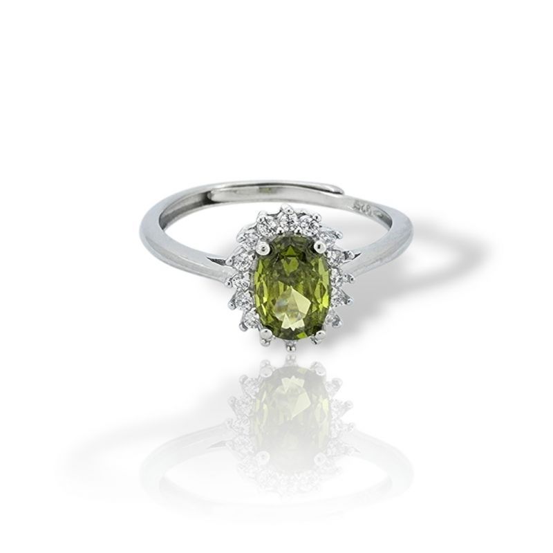 Φωτογραφία από Platinum plated silver  925°  ring (code GEM18599)