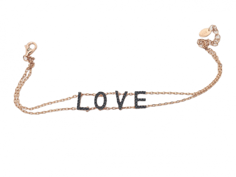 Φωτογραφία από Bracciale LOVE in argento 925º dorato 