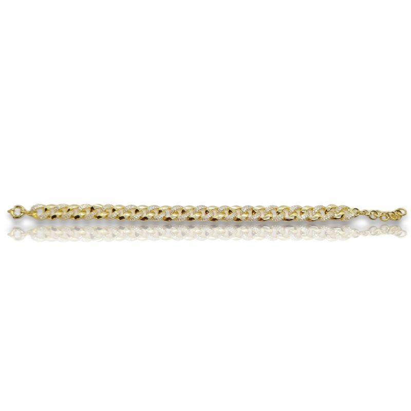 Φωτογραφία από Gold plated silver 925º bracelet (code FC007159)