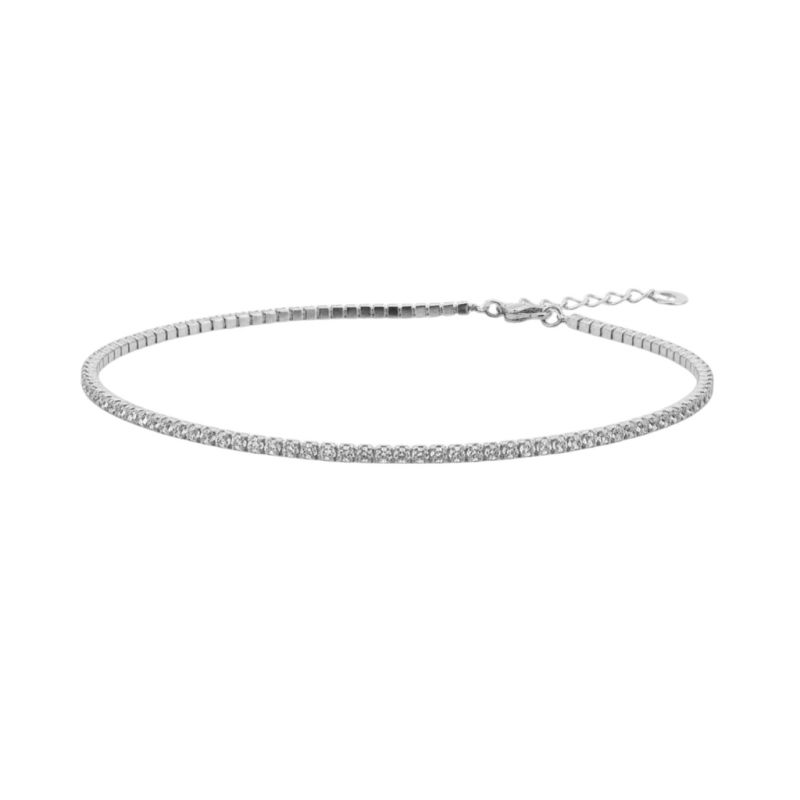 Φωτογραφία από Platinum plated silver 925º tennis bracelet  (code FC008532)