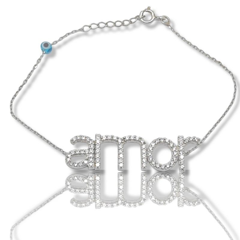 Φωτογραφία από Bracciale in argento 925º AMOR