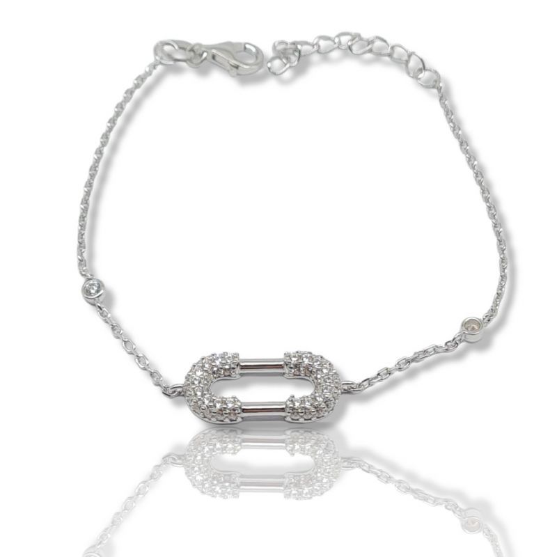 Φωτογραφία από Bracciale in argento 925º rodiato (code BZB101473)