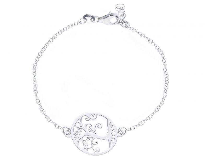 Φωτογραφία από Βracciale Albero della vita in argento 925° rodiato (code S223815)