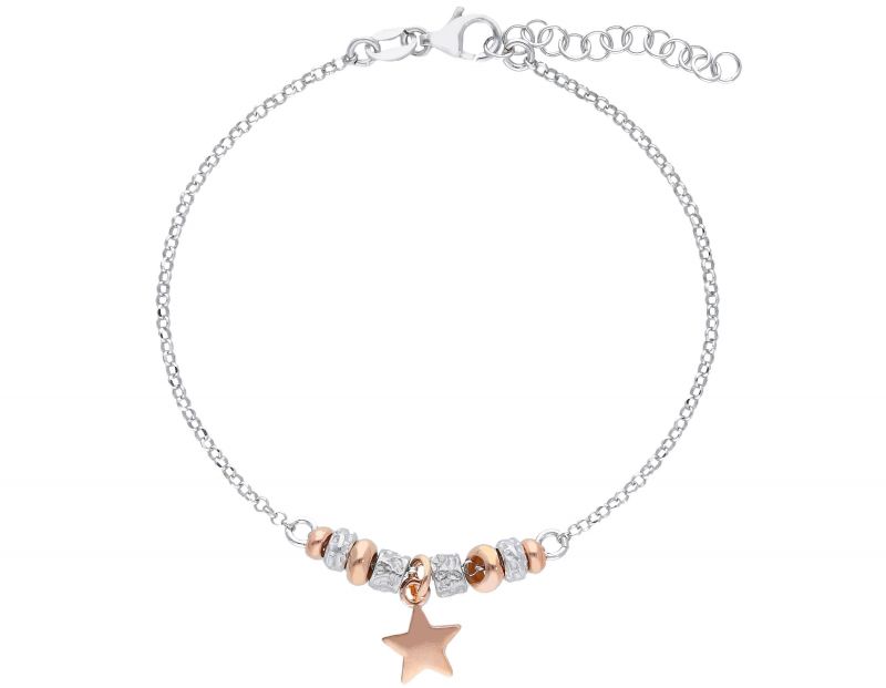 Φωτογραφία από Βracciale Stella in argento 925° rodiato (code S240064)