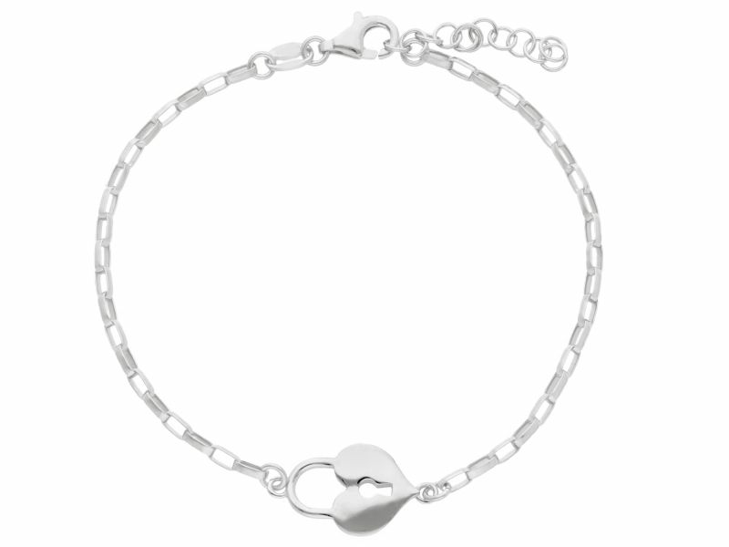 Φωτογραφία από Platinum plated silver 925° bracelet (code S266971)